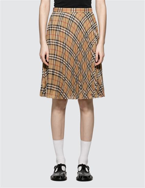 burberry vintage wrap skirt frayed edges|BURBERRY Pleated checked woven maxi wrap skirt .